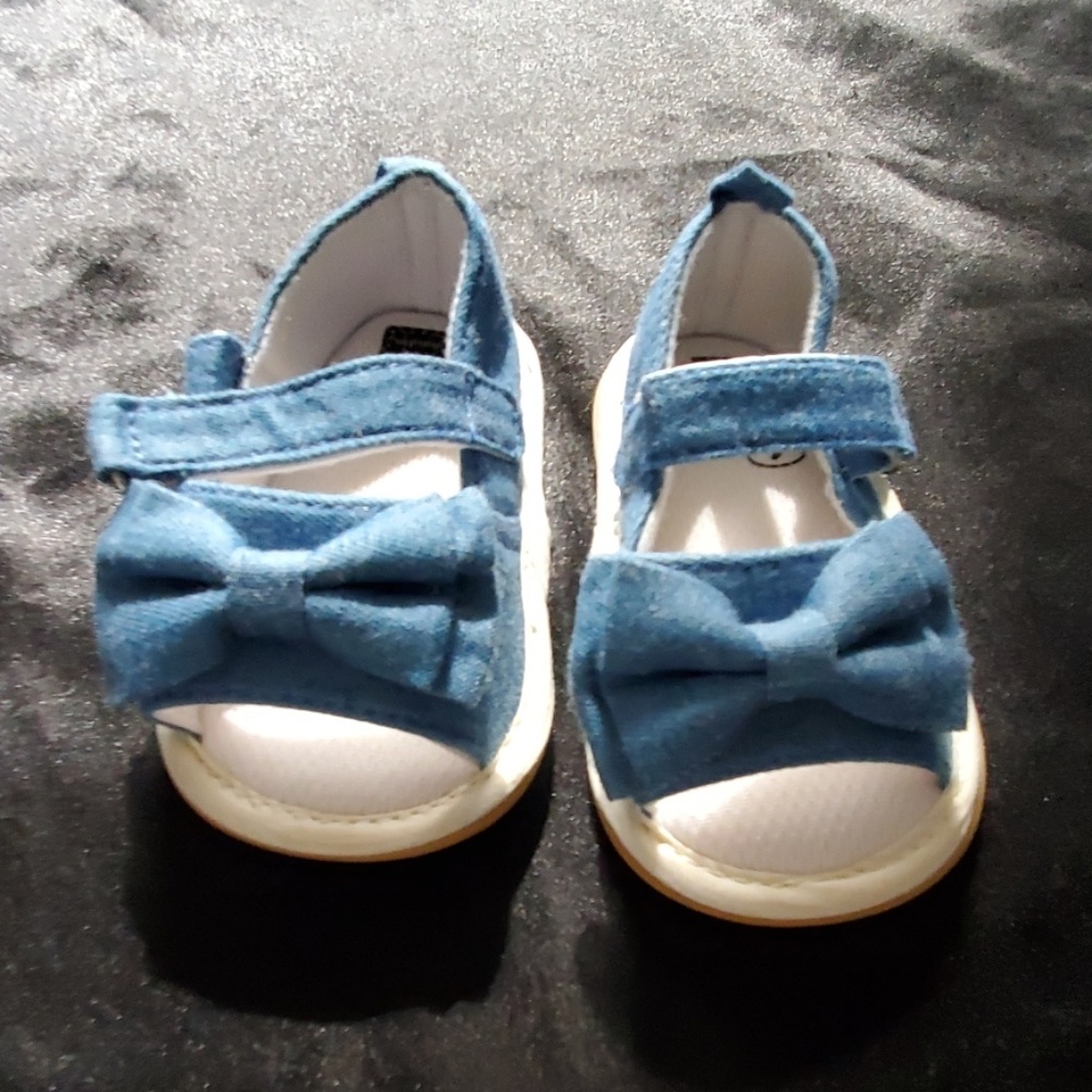 Denim Bow Sandal